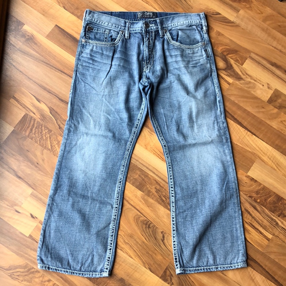 Silver Jeans Zac Light Wash Size 36x30